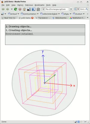 Preview for JavaScript 3D Engine Screenshots.