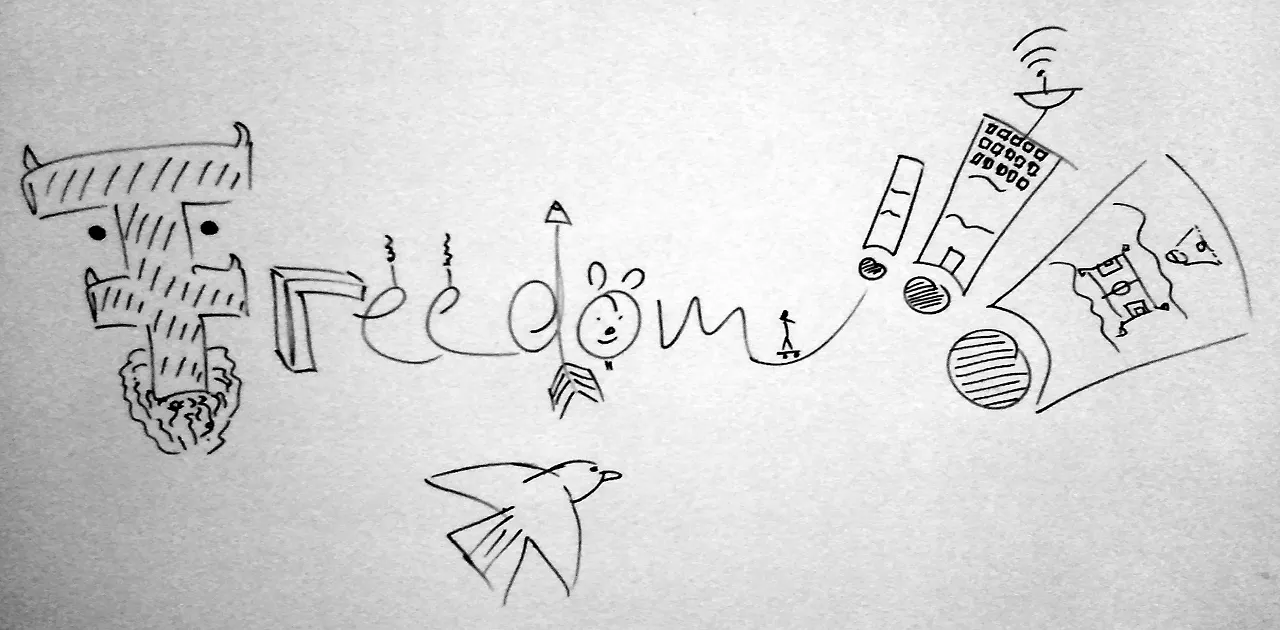 Freedom illustration from Artistic Exercises