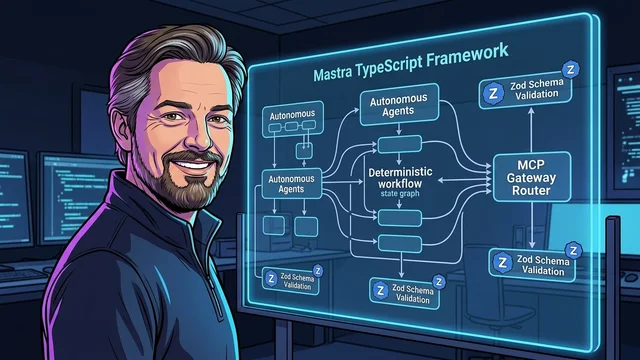 Mastra TypeScript Framework: Dr. Georg Hackenberg analysiert die Architektur aus autonomen Agenten, deterministischen Workflows und MCP-Gateway