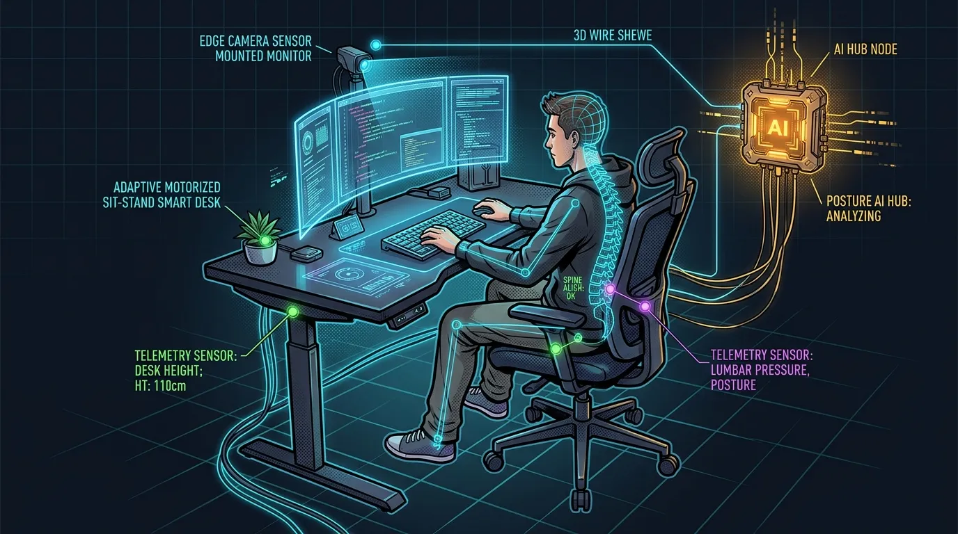 KI-basierte ergonomische Arbeitsumgebungen - Systemübersicht