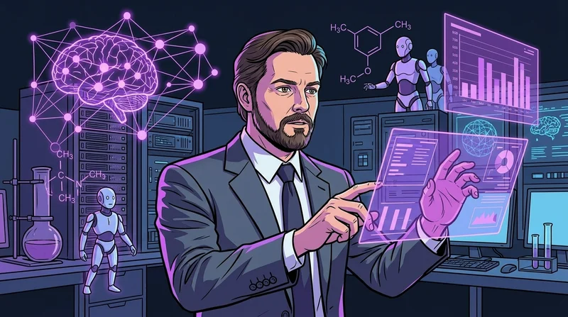 Artificial Intelligence illustration - Longevity & Health