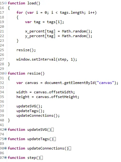 Preview for JavaScript/SVG Tag Graph Interface