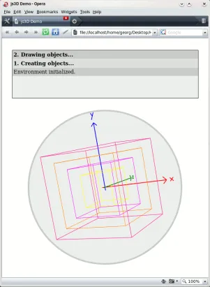 Opera illustration from JavaScript 3D Engine Screenshots.