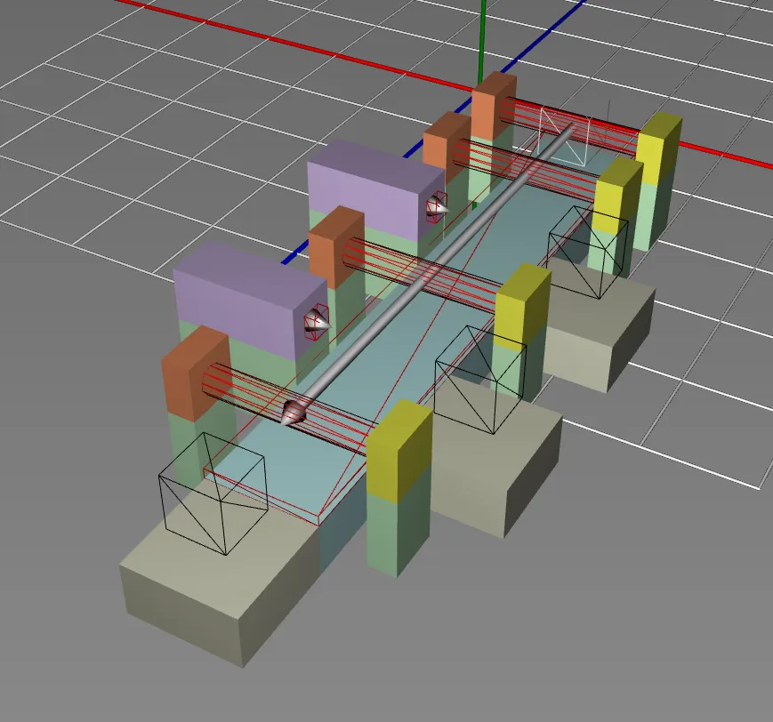Pick and place unit conveyor illustration from Manufacturing systems case study completed!