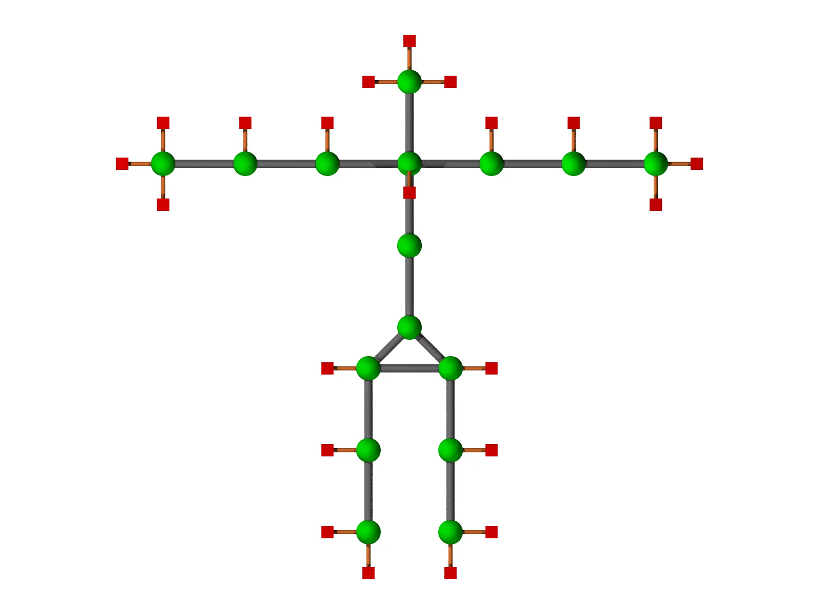Povray markers illustration from 3D Motion Capture Documents from my PhD Studies at EPFL.