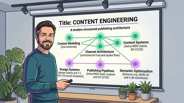Structured Content Architectures, Design Tokens & Automated Git Pipelines