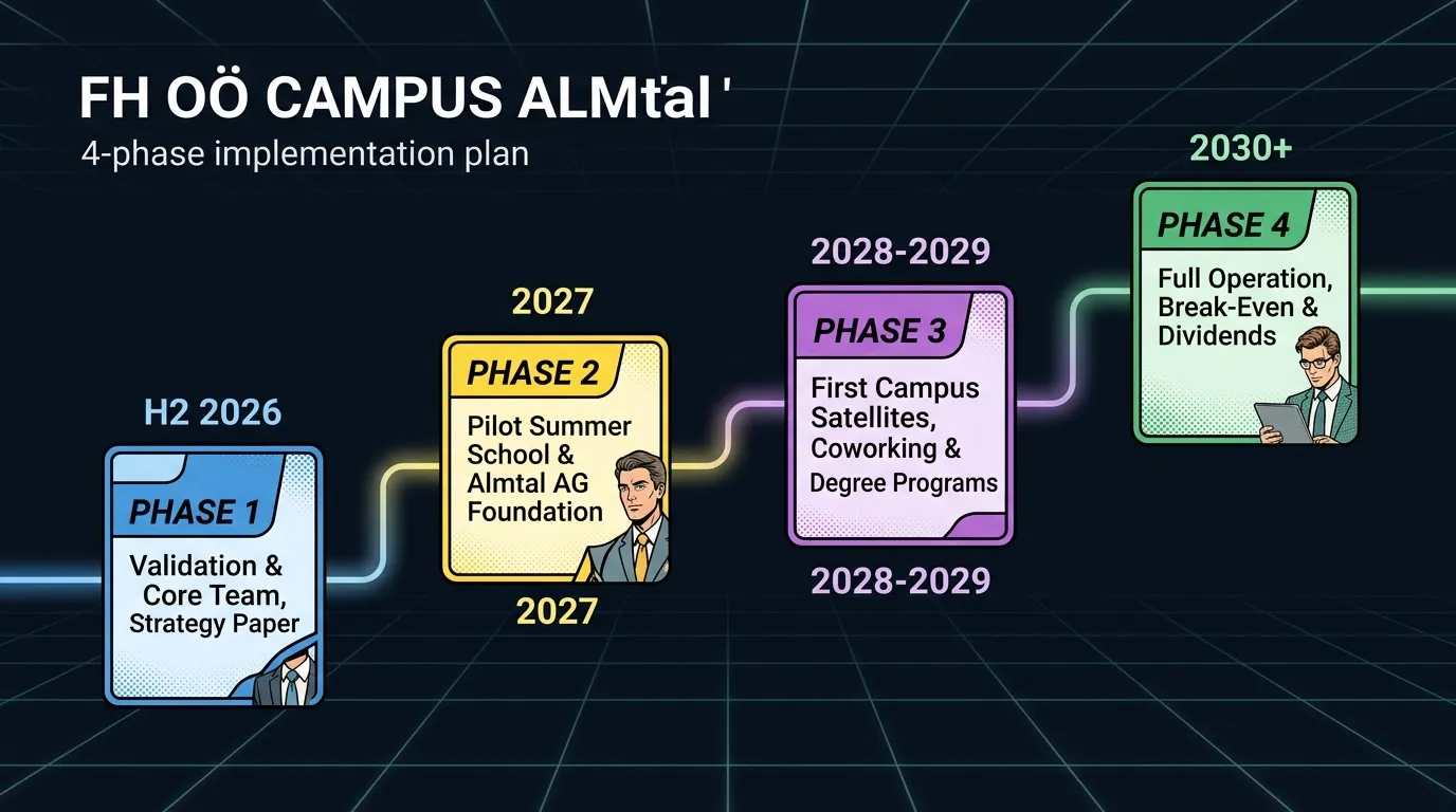 Roadmap 2026 bis 2030: Stufenplan zur Umsetzung