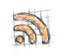 Rss illustration from Pen Sketches with MyPaint
