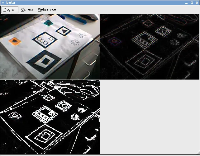 Screenshot illustration from Augmented Reality Framework Screenshot.