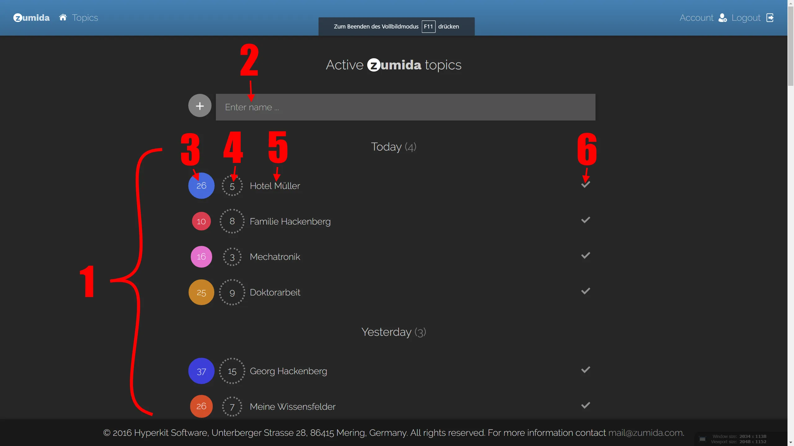Screenshot enter illustration from Explaining the new zumida dashboard