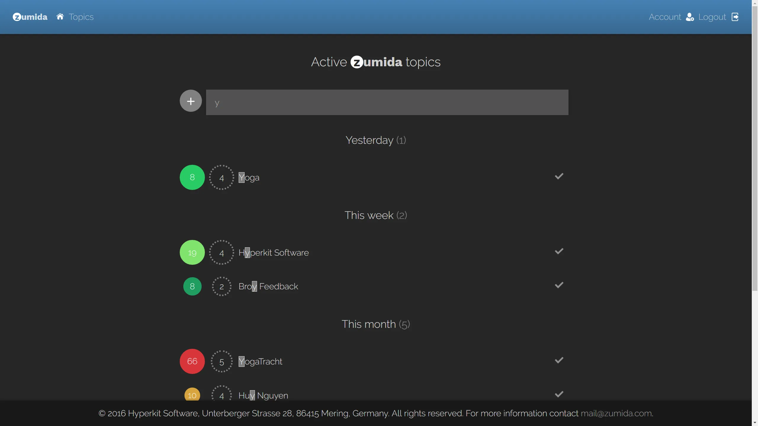 Screenshot search illustration from Explaining the new zumida dashboard