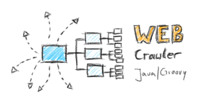Web crawler illustration from Software logo sketches with graphics tablet/pen.
