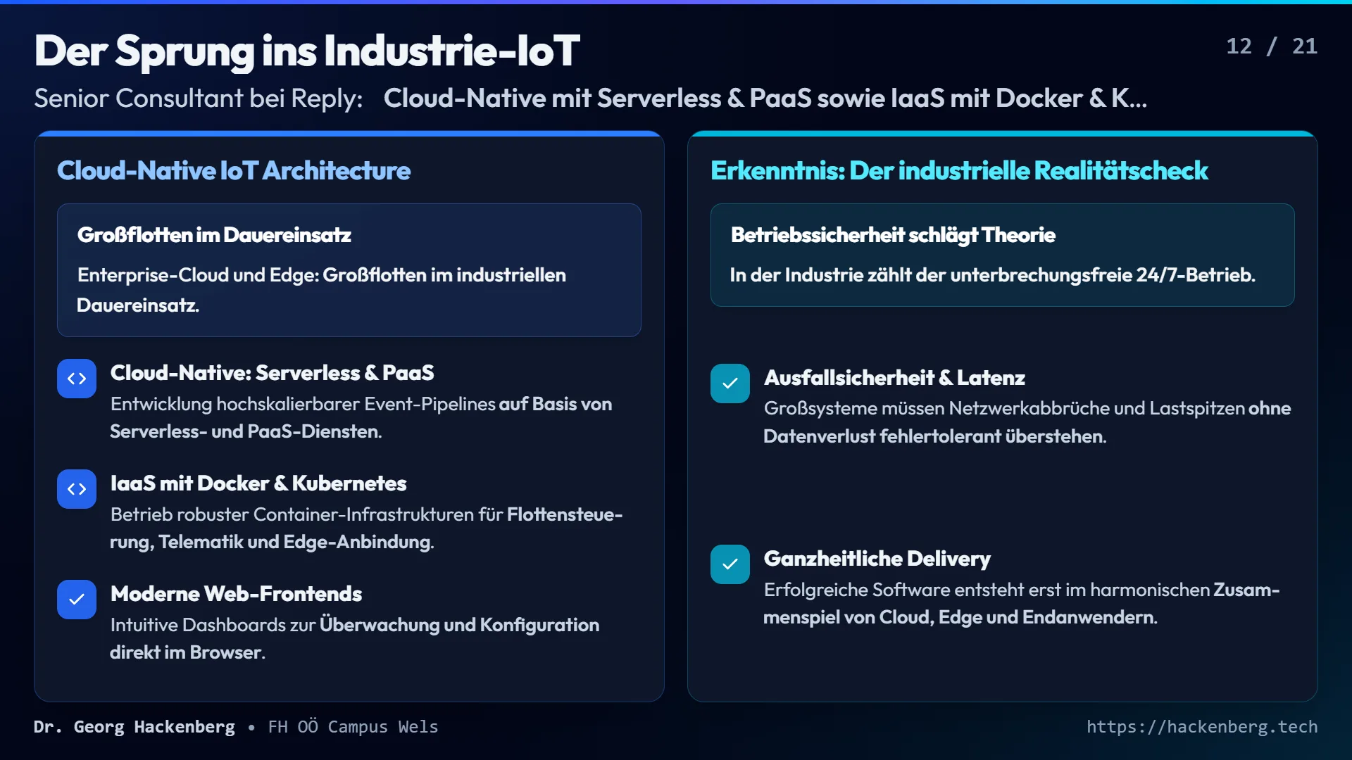Slide 12: Der Sprung ins Industrie-IoT